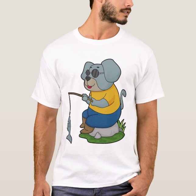 Camiseta Pesca do Cão - Escoamento do Peixe (Frente)