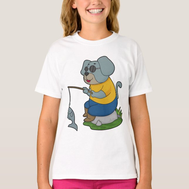 Camiseta Pesca do Cão - Escoamento do Peixe (Frente)
