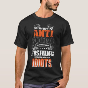 Camiseta Pesca do gelo nos pescadores
