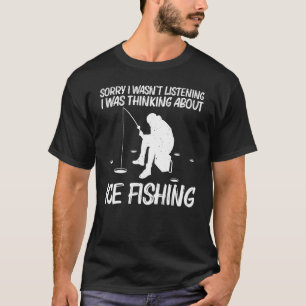 Camiseta Pesca Do Gelo Para Mulheres Pescador De Gelo