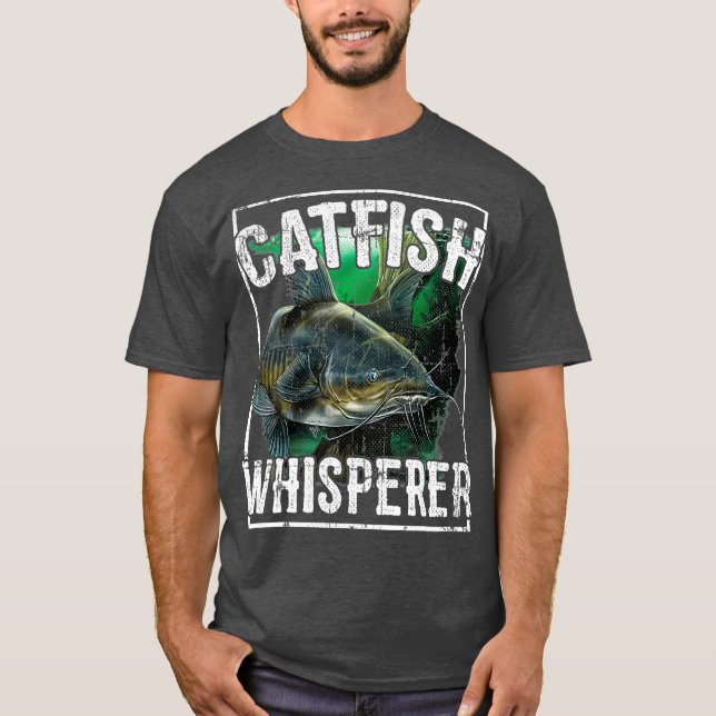Camiseta Pesca do peixe-gato (Frente)