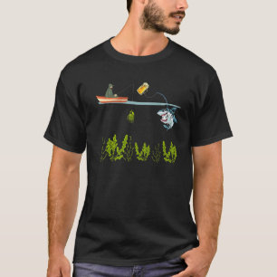 Camiseta Pesca do pescador Excelente-do-tubarão-branco