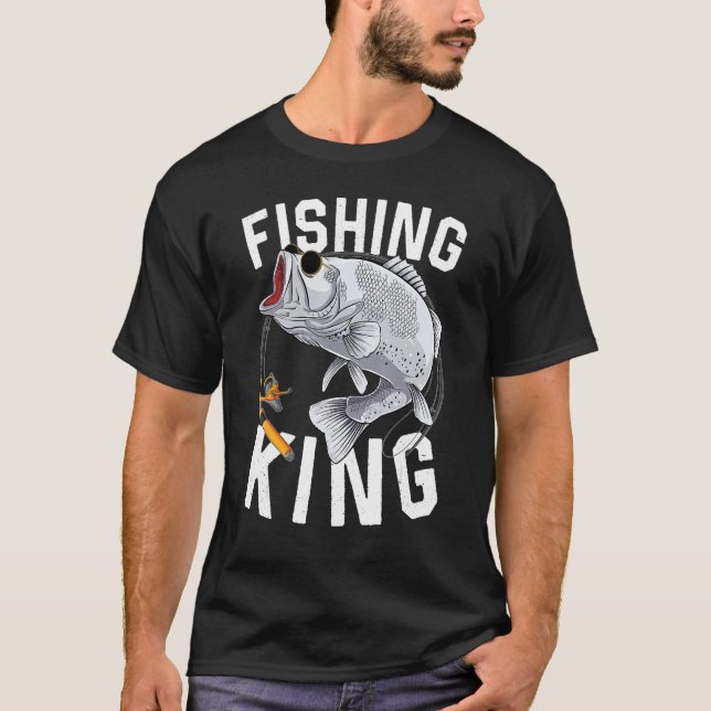 Camiseta Pesca do Rei Largemouth Pescador D (Frente)