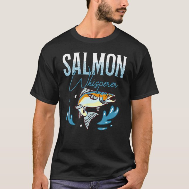 Camiseta Pesca Do Salmão (Frente)