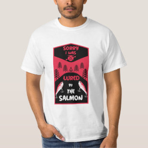 Camiseta Pesca do salmão no Canadá