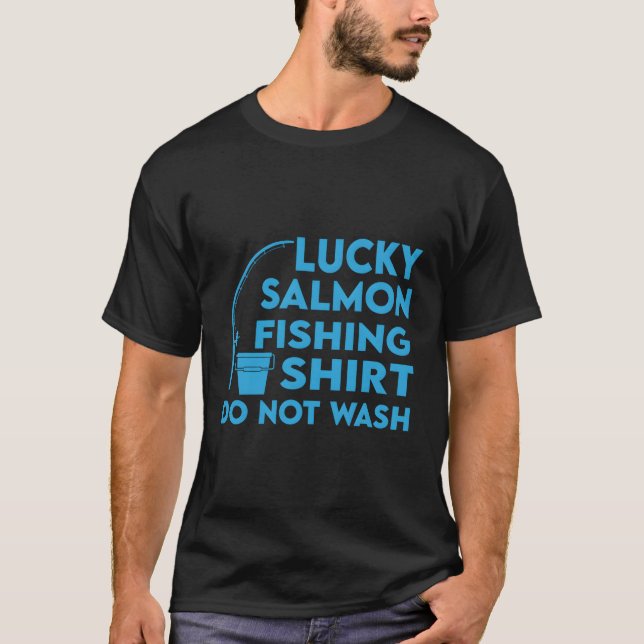 Camiseta Pesca do Salmão - Peixes-espinheira-do-Pacífico (Frente)