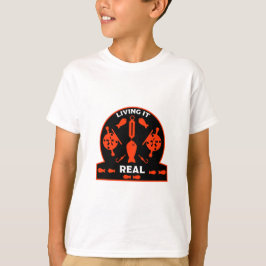 Camiseta Pesca do salmão selvagem