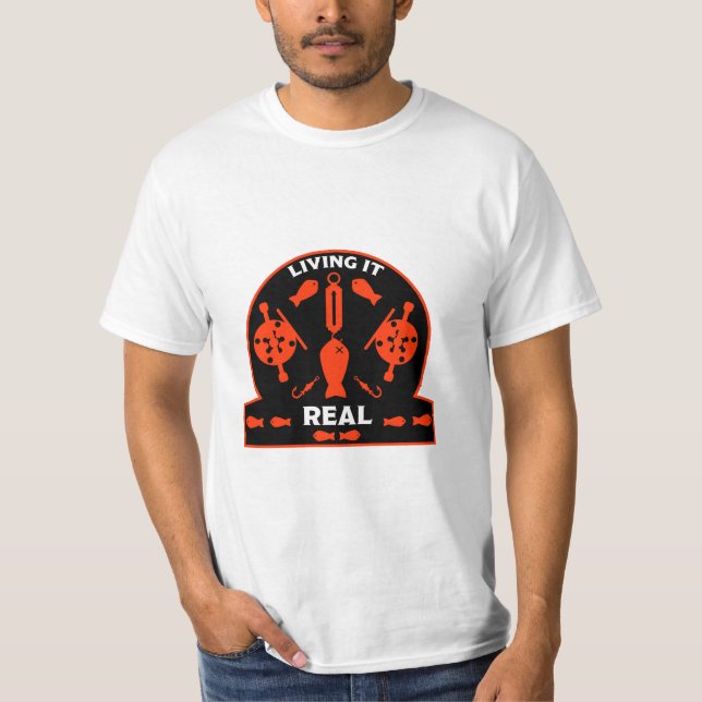 Camiseta Pesca do salmão selvagem (Frente)