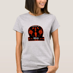 Camiseta Pesca do salmão selvagem