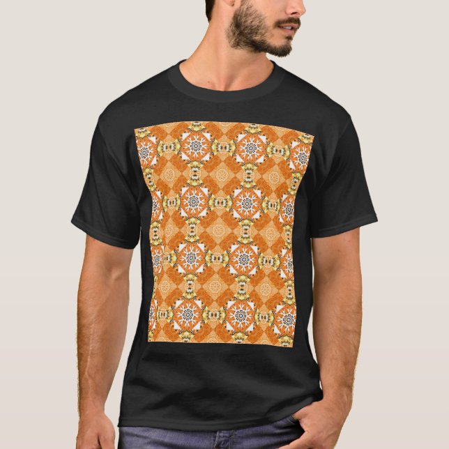 Camiseta Pesca Dourada com relva: Sem espuma (Frente)