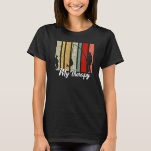 Camiseta Pesca É A Minha Terapia Engraçada A Pescar Retro