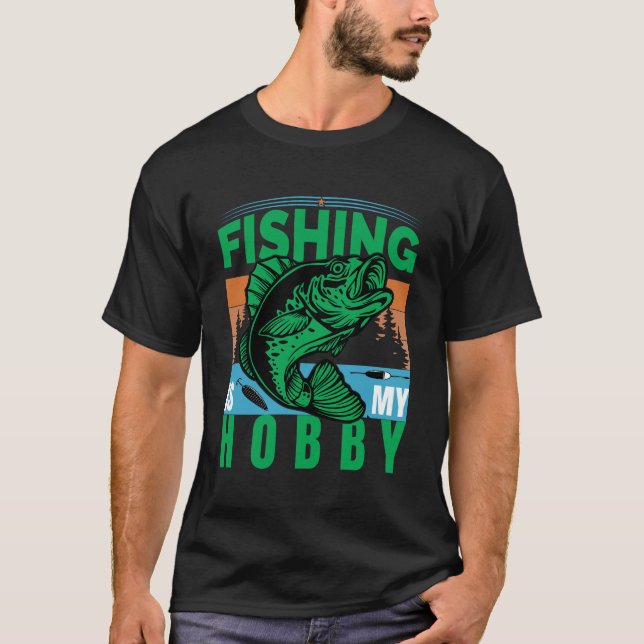 Camiseta Pesca é meu passatempo (Frente)