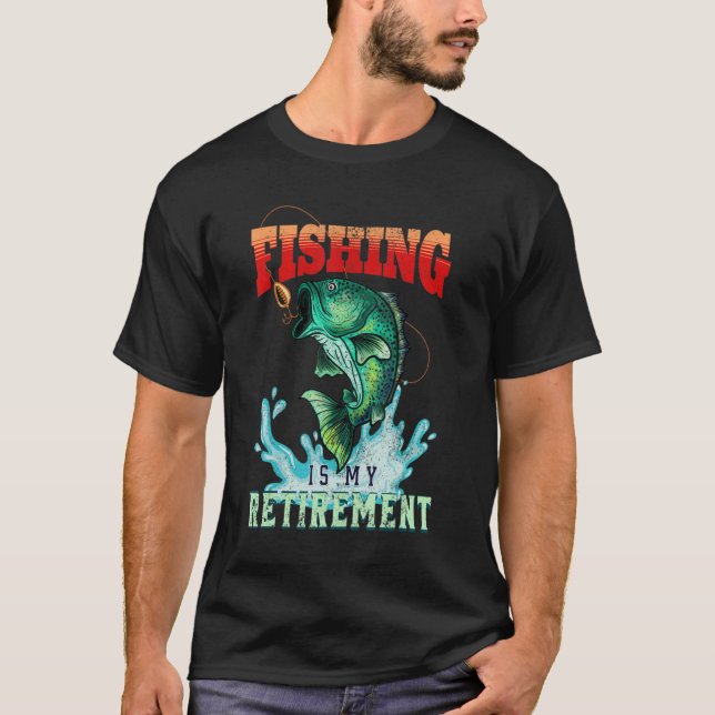 Camiseta Pesca é meu plano de aposentadoria (Frente)
