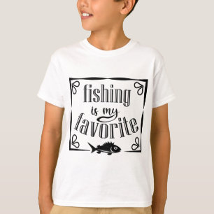 Camiseta Pesca é minha citação favorita
