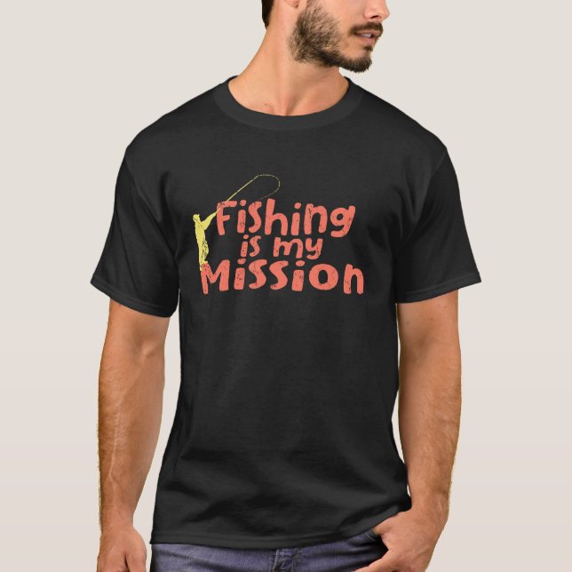 Camiseta Pesca É Minha Missão (Frente)