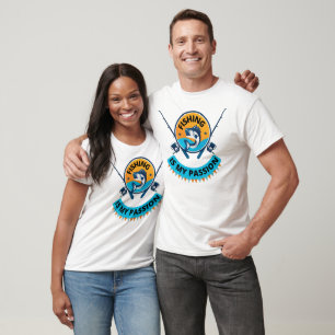 Camiseta Pesca é minha paixão, vamos pescar