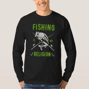 Camiseta Pesca É Minha Religião, Fischer Angler