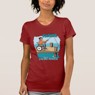 Camiseta Pesca em cadeira de rodas