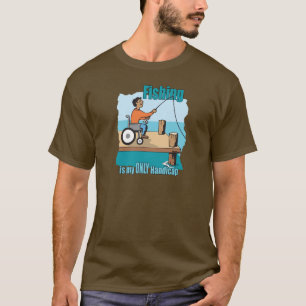 Camiseta Pesca em cadeira de rodas