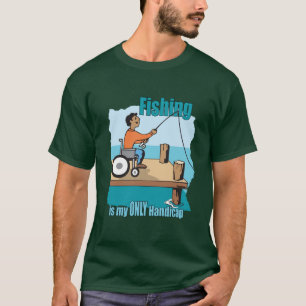 Camiseta Pesca em cadeira de rodas