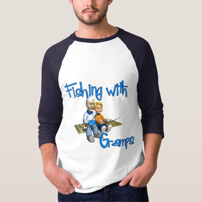 Camiseta Pesca em Cute com Grampo (Frente)