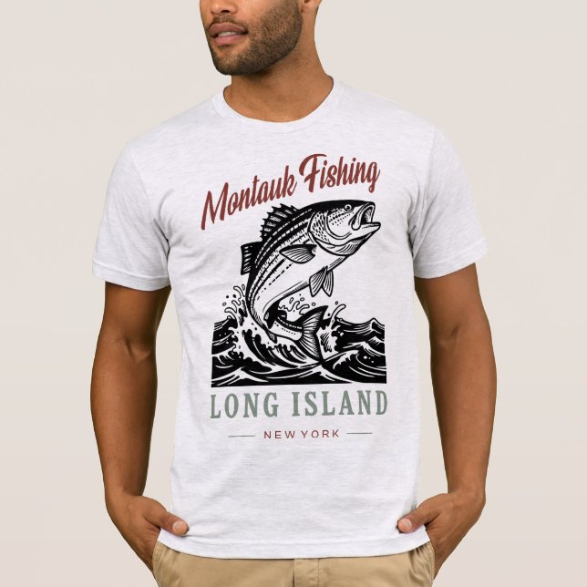 Camiseta Pesca em Montauk (Frente)