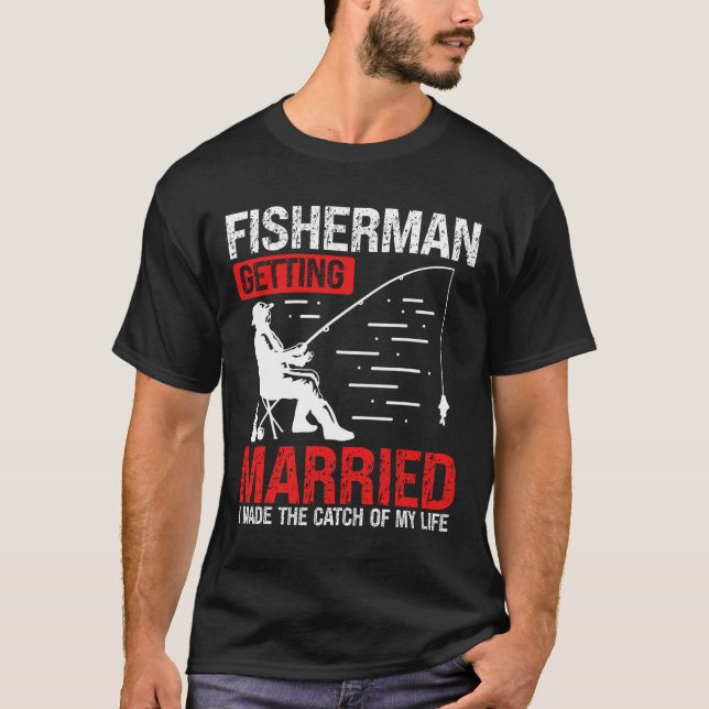Camiseta Pesca Engajamento Eu Fiz A Pegada Da Minha Vida Fi (Frente)