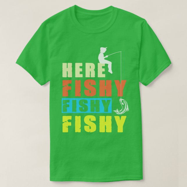 Camiseta Pesca Engraçada (Frente do Design)