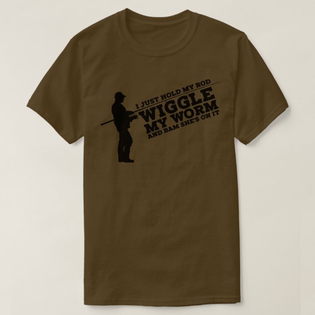 Camiseta Pesca Engraçada (Frente do Design)