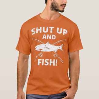Camiseta Pesca Engraçada - Cale-Se E Peixe - Pesca