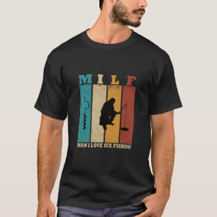 Camiseta pesca engraçada de gelo