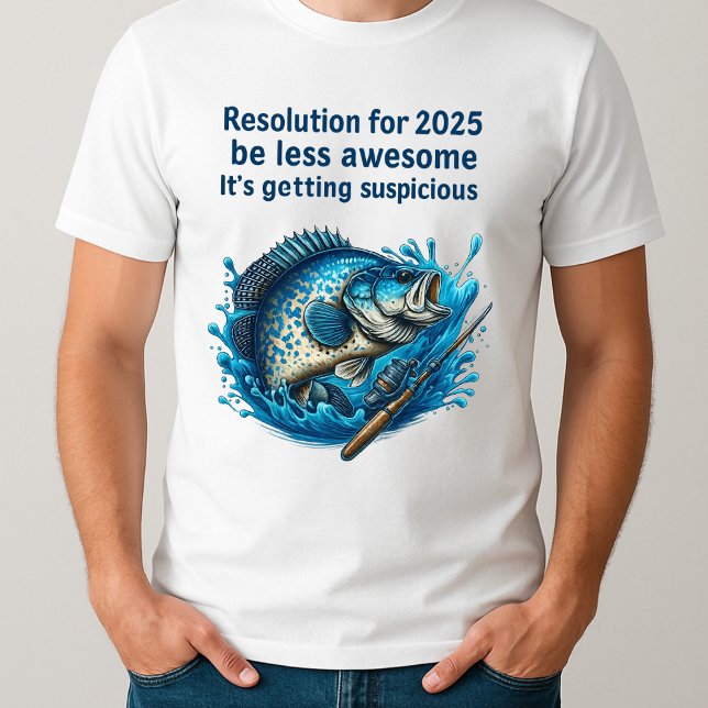 Camiseta pesca engraçada do pai legal da bobina (Criador carregado)