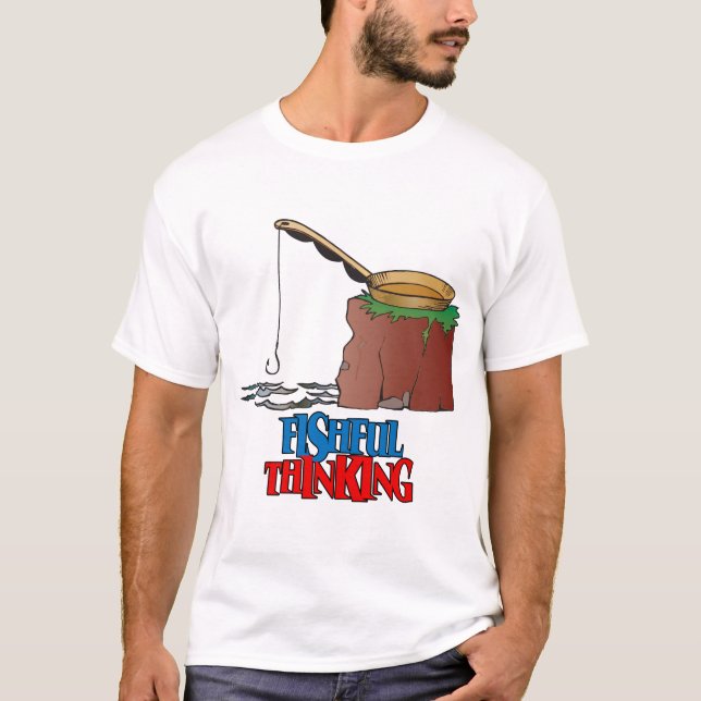 Camiseta Pesca Engraçada E Engraçada (Frente)