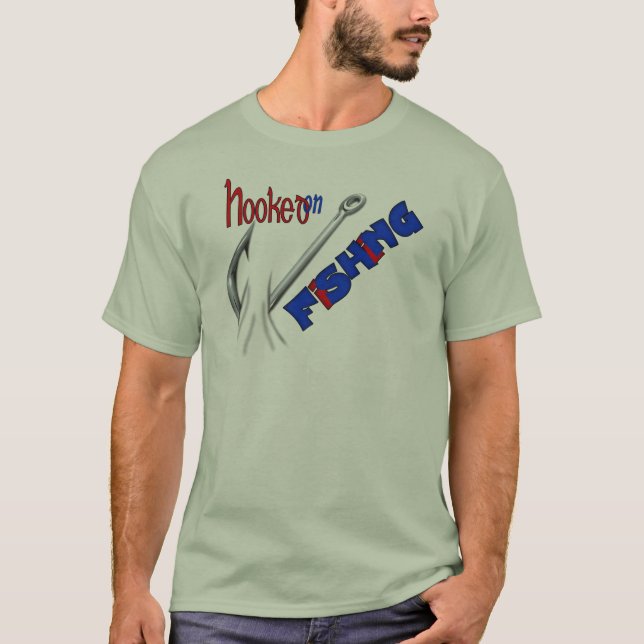 Camiseta Pesca Engraçada Enganada Na Pesca (Frente)
