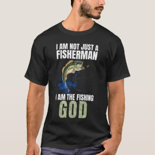 Camiseta Pesca engraçada eu não sou apenas um pescador