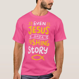Camiseta Pesca Engraçada Jesus Pescaria Pescadores Cristãos