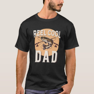 Camiseta Pesca Engraçada Peixe-Pai Legal ao ar livre