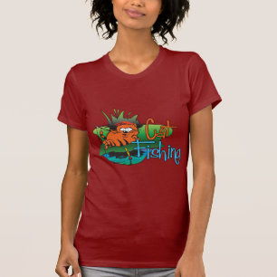 Camiseta Pesca Engraçada - Pesca De Gato
