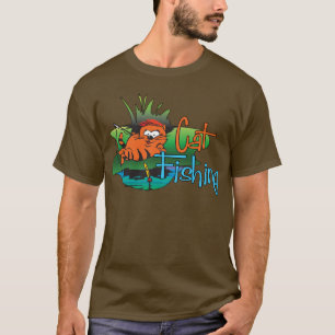 Camiseta Pesca engraçada - pesca do gato