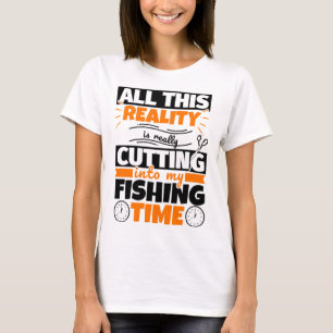 Camiseta Pesca Engraçado Dizendo Hobby