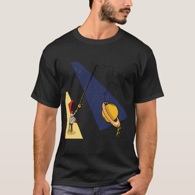 Camiseta Pesca espacial (Frente)