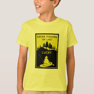 Camiseta Pesca Favorita Do Lago Kayak E Do Rio