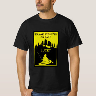 Camiseta Pesca Favorita Do Lago Kayak E Do Rio