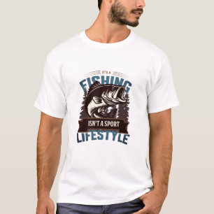 Camiseta Pesca gasta - Igual à Felicidade do Dia