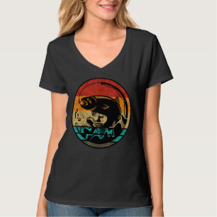 Camiseta Pesca Gráfica Retroativa Arroz Gelo Pesca Do Gelo