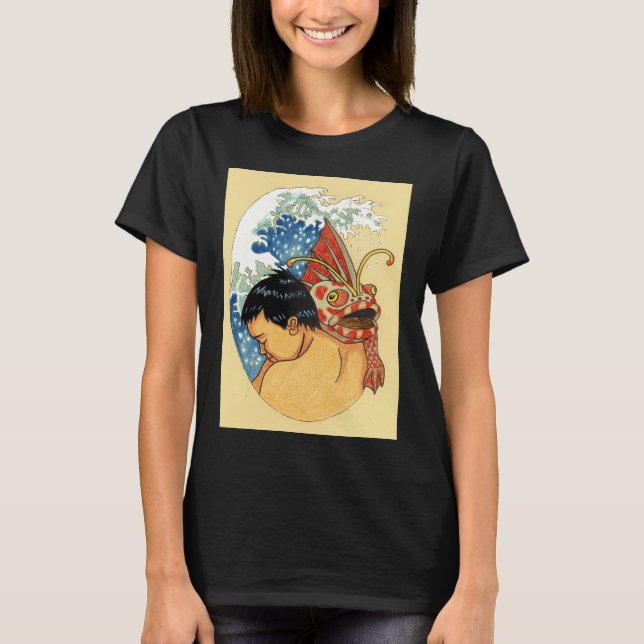 Camiseta Pesca Idiota (Frente)