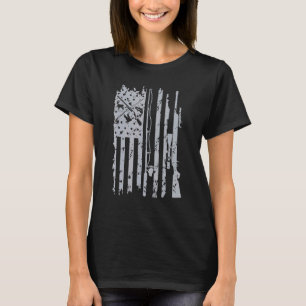 Camiseta Pesca legal Caça A Rod Bandeira Americana
