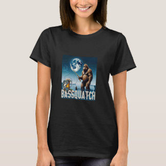 Camiseta Pesca legal de Bass e Aventura Luar de Bassquatch
