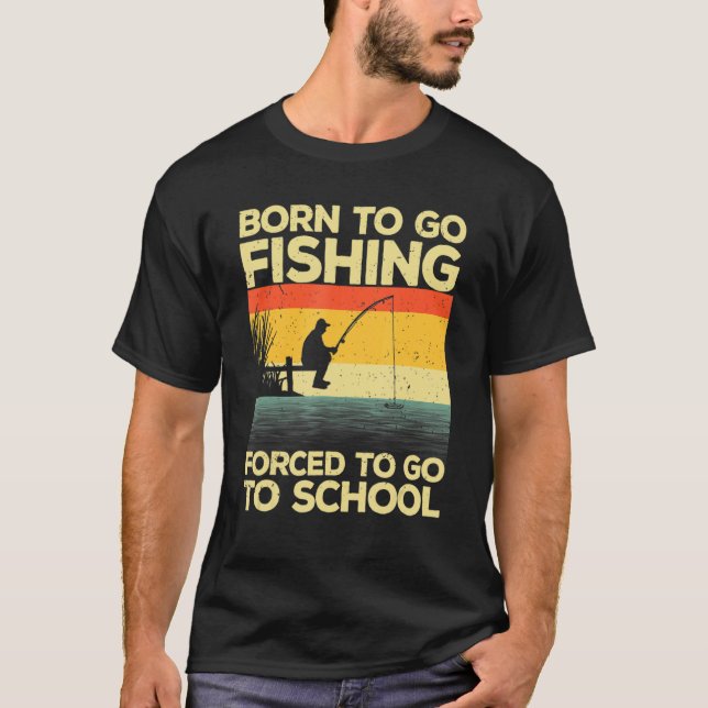 Camiseta Pesca legal Para Homens Miúdos (Frente)