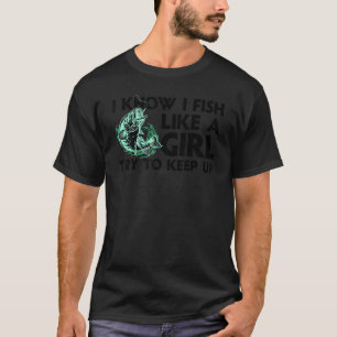 Camiseta Pesca legal Para Mulheres Raparigas Truta Angler B